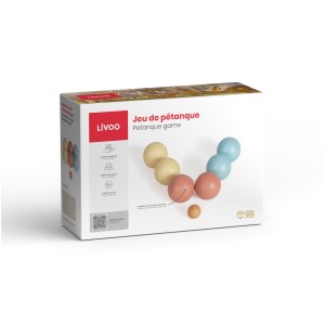 Livoo - Jeu de pétanque bois