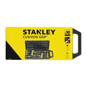 Stanley - Jeu de tournevis CUSHION GRIP X10