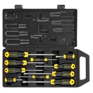 Stanley - Jeu de tournevis CUSHION GRIP X10