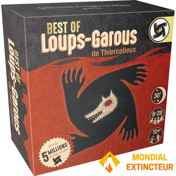 Asmodee - Jeux de société Loups garous best of