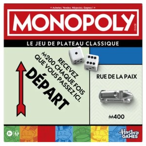Hasbro - Jeux de société Monopoly classic