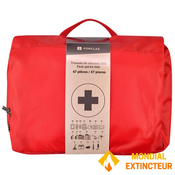 Decathlon - Kit 1er secours  500 UL - 47 pièces