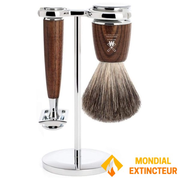 Muhle - Kit de rasage 3 pièces Rytmo frêne