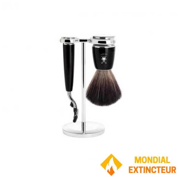Muhle - Kit de rasage Rytmo noir lames MACH 3