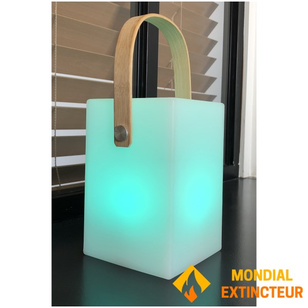 Wilsa - Lampe à poser Lisboa cubique 