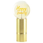 MITB - Lampe à poser Socle Madison or + Ampoule Happy family