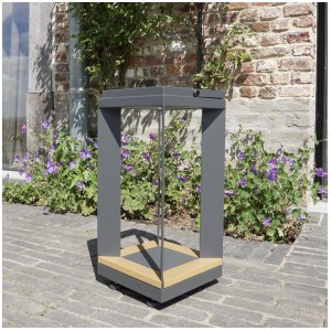 Wilsa - Lampe solaire Piana LED anthracite