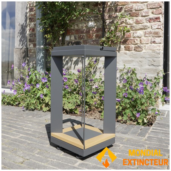 Wilsa - Lampe solaire Piana LED anthracite