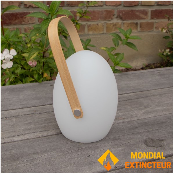 Wilsa - Lampe de table Faro ovale LED