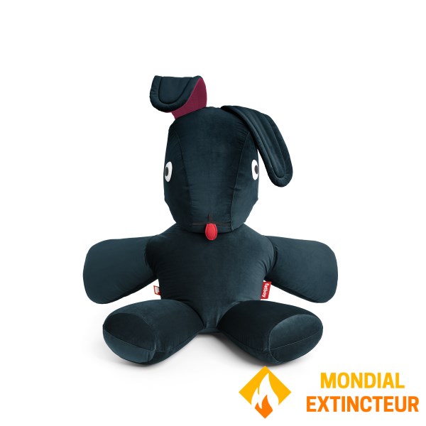 Fatboy - Lapin en peluche XXL CO9 XS Velcet - bleu pétrole