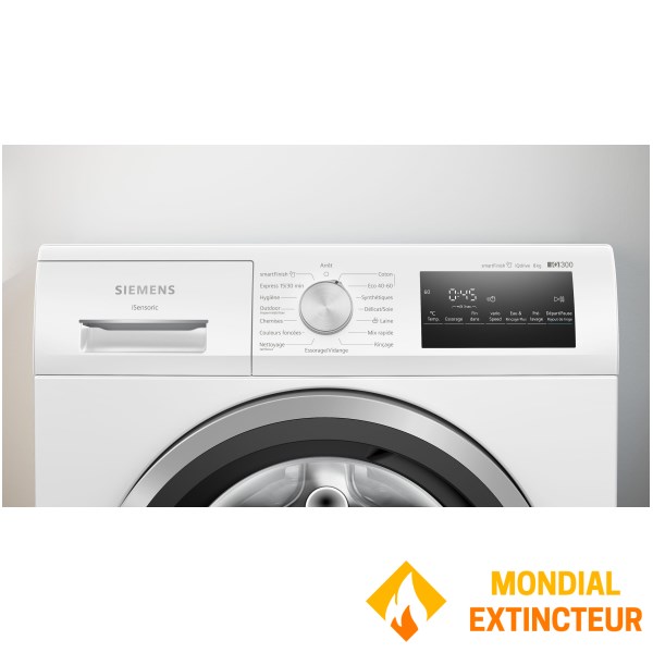Siemens - Lave-linge iQ300 frontal 8 kg blanc