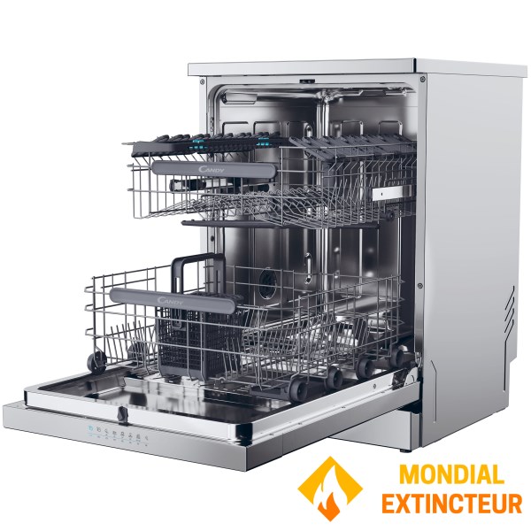 Candy - Lave vaisselle 60 cm inox