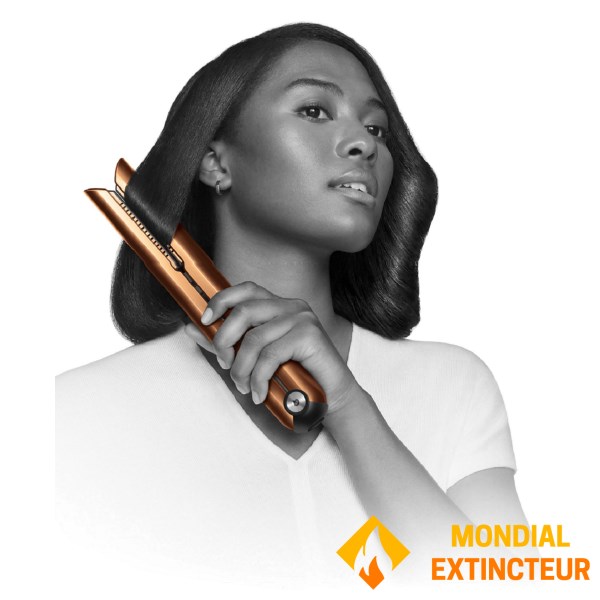 Dyson - Lisseur Corrale Cuivré/Nickel