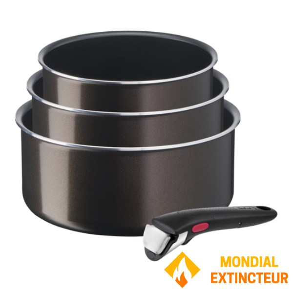 Tefal - Lot de casseroles X3 Ingenio Easy Plus
