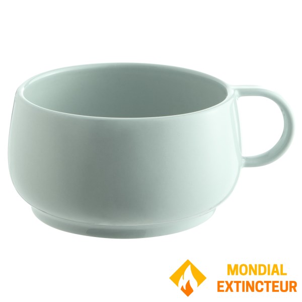 Degrenne - Lot de 6 tasses à thé Empileo 25 cL vert amande