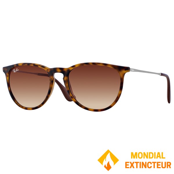 Rayban - Lunettes de soleil Erika Rubber Havana 