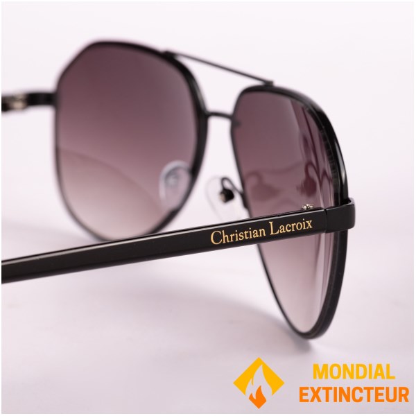 Christian Lacroix - Lunettes de soleil Lorem noir