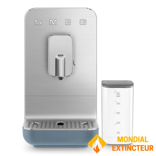 Smeg - Machine à café broyeur Collezione - Bleu orage mat