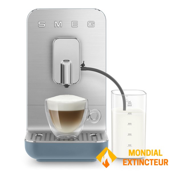 Smeg - Machine à café broyeur Collezione - Bleu orage mat