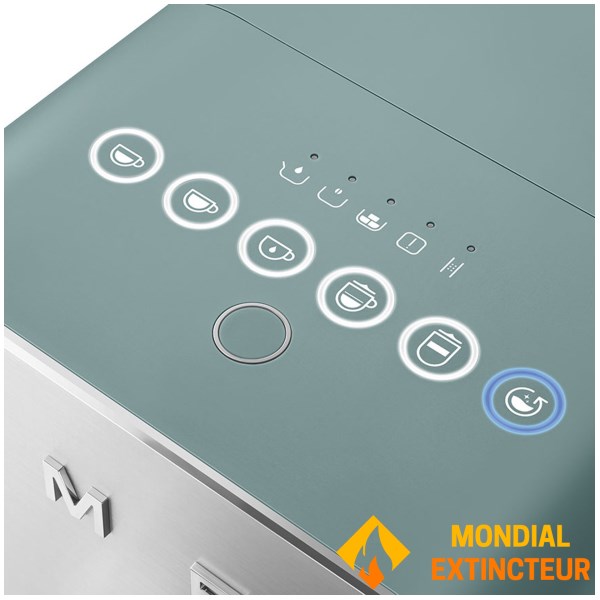 Smeg - Machine à café broyeur Collezione - Vert émeraude