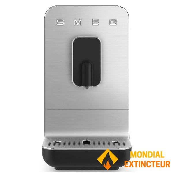 Smeg - Machine à café broyeur Expresso Années 50 - noir mat