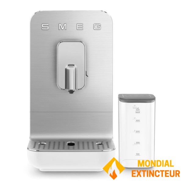 Smeg - Machine à café broyeur Expresso Collezione - Blanc mat