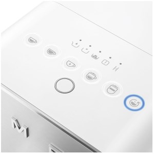 Smeg - Machine à café broyeur Expresso Collezione - Blanc mat