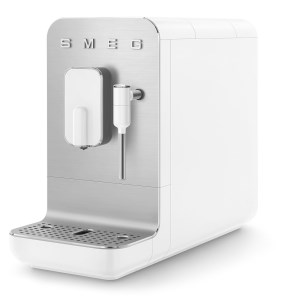 Smeg - Machine à café broyeur Expresso milk Blanc mat