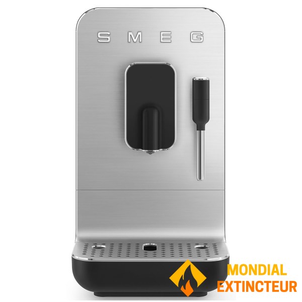 Smeg - Machine à café broyeur Expresso milk Noir mat