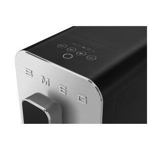 Smeg - Machine à café broyeur Expresso milk Noir mat