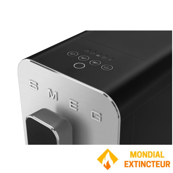 Smeg - Machine à café broyeur Expresso milk Noir mat