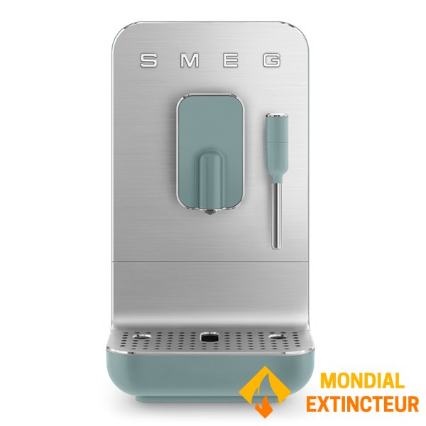 Smeg - Machine à café broyeur Expresso vert emeraude mat