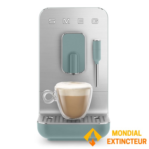 Smeg - Machine à café broyeur Expresso vert emeraude mat