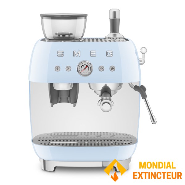 Smeg -  Machine à café broyeur Vintage années 50 bleu azur