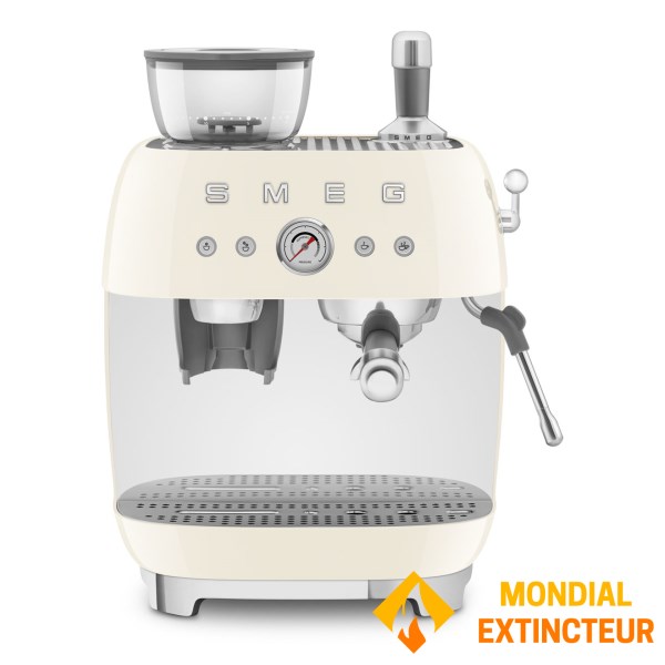 Smeg -  Machine à café broyeur Vintage années 50 crème