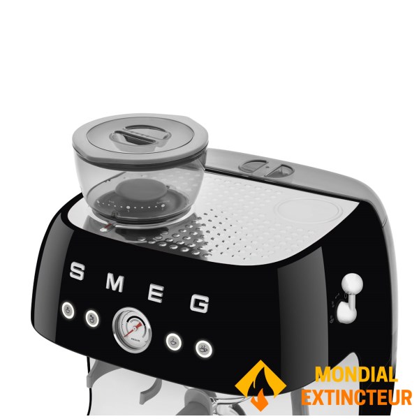 Smeg - Machine à café broyeur Vintage années 50 - Noir