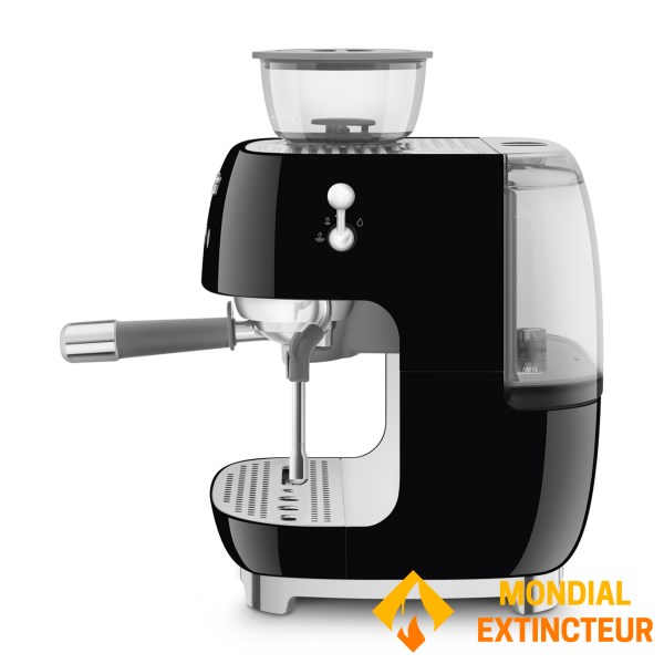 Smeg - Machine à café broyeur Vintage années 50 noir mat