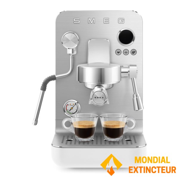 Smeg - Machine à café Collezione expresso blanc mat