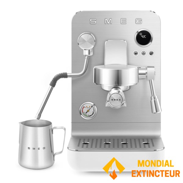 Smeg - Machine à café Collezione expresso blanc mat