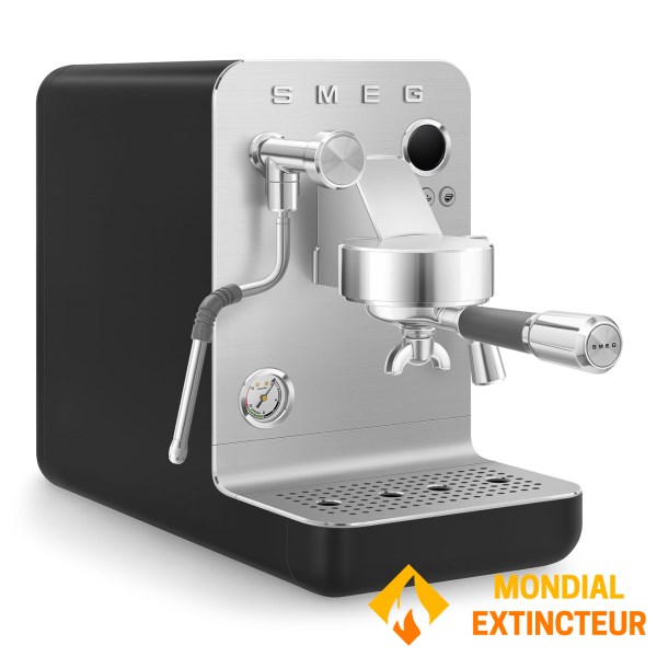 Smeg - Machine à café Collezione expresso noir mat