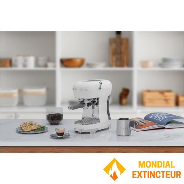 Smeg - Machine à café  Expresso Années 50 blanc