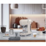 Smeg - Machine à café  Expresso Années 50 - crème