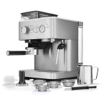 KitchenAid - Machine à café Expresso semi-automatique acier