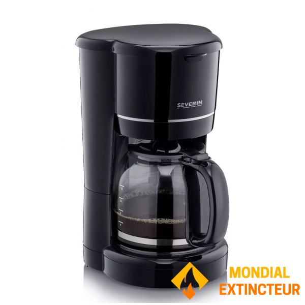 Severin - Machine à café filtre 10 tasses noire