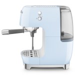 Smeg - Machine à café manuelle Esthétique années 50 bleu azur