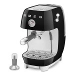 Smeg - Machine à café manuelle Esthétique années 50 noir