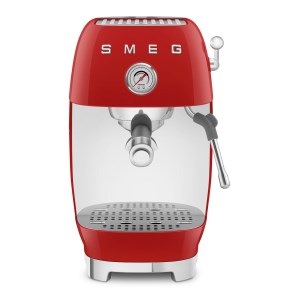 Smeg - Machine à café manuelle Esthétique années 50 rouge