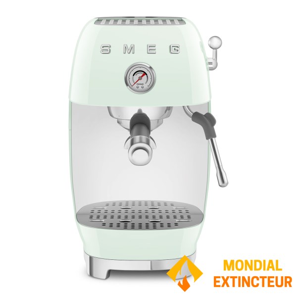 Smeg - Machine à café manuelle Esthétique années 50 vert d'eau