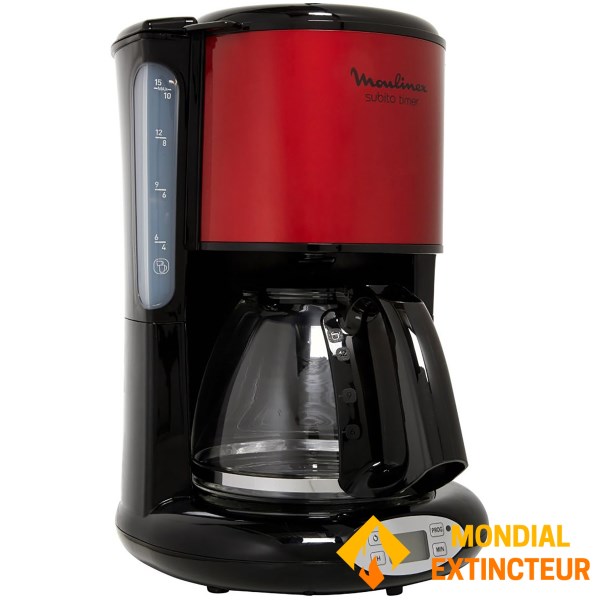 Moulinex - Machine à café Subito programmable - rouge