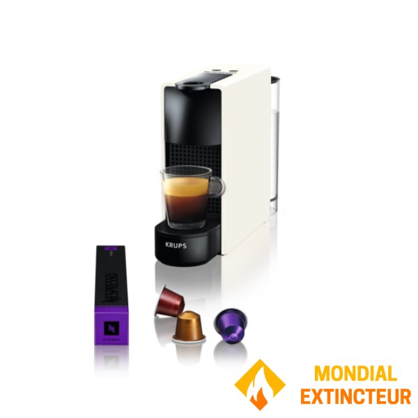 Krups - Machine à dosettes Nespresso Essenza Mini blanche